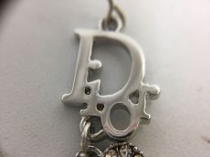 Photo9: Auth Dior Silver tone DR logo Flower motif Piercing Earrings 1A260150n" (9)