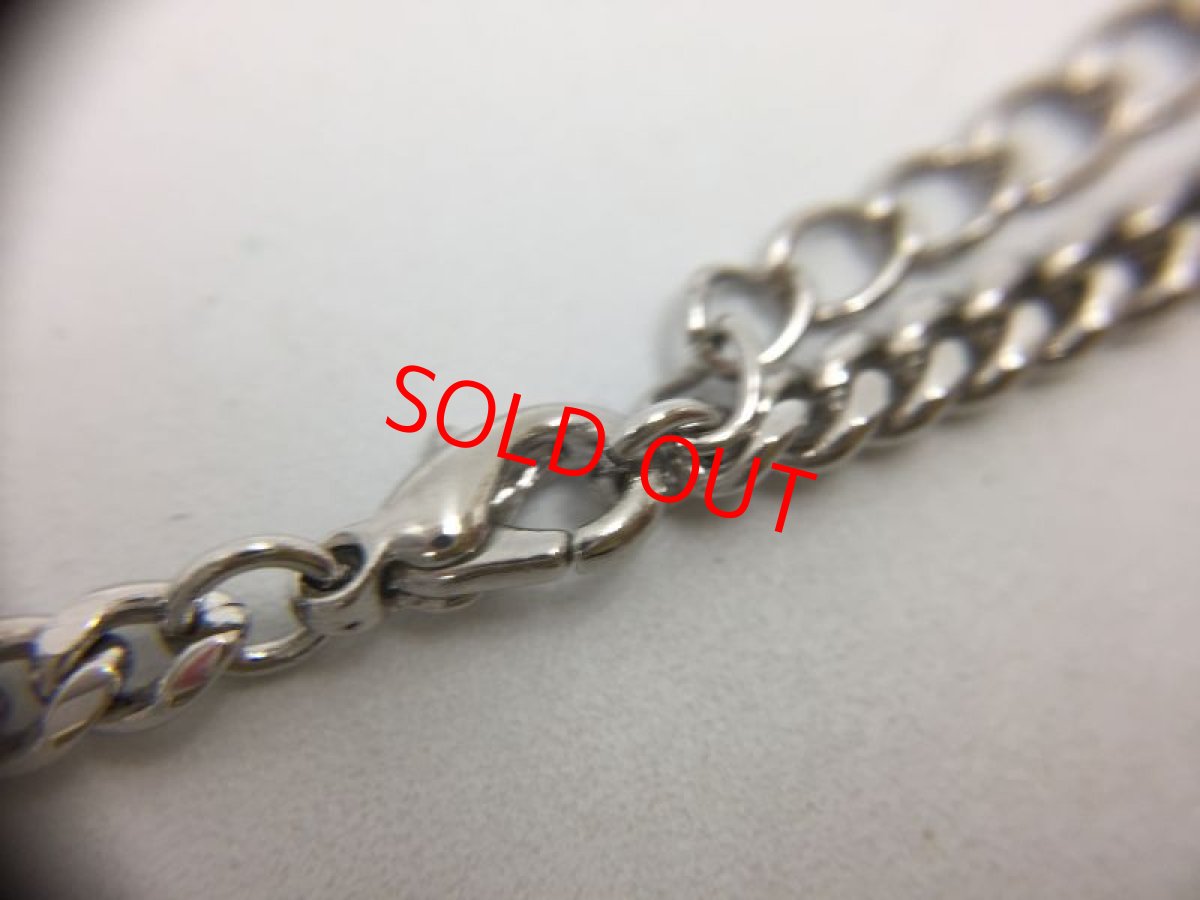 Photo8: Auth Dior Silver tone D & Plastic Ribbon Chain Necklace Pendant 1A260420n" (8)