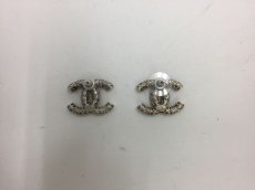 Photo3: Auth CHANEL Vintage CC logo Silver Tone Piercing Earrings 1B030050n" (3)