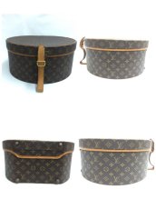 Photo10: Auth LOUIS VUITTON VINTAGE HAT BOX CHAPEAUX 40 1B030030n" (10)