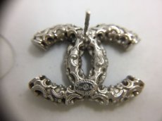 Photo8: Auth CHANEL Vintage CC logo Silver Tone Piercing Earrings 1B030050n" (8)