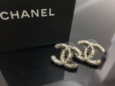 Photo1: Auth CHANEL Vintage CC logo Silver Tone Piercing Earrings 1B030050n" (1)