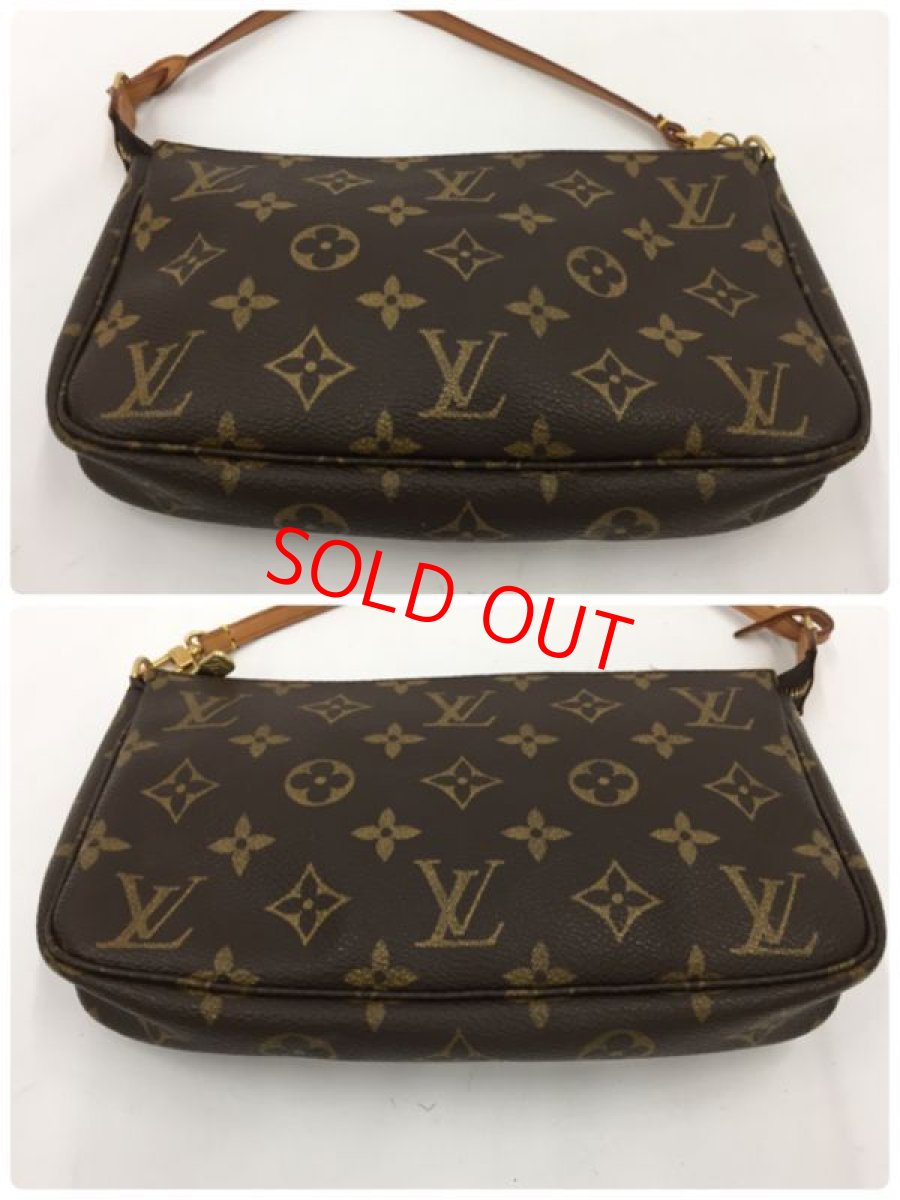Photo9: Auth Louis Vuitton Monogram Pochette Accessoires Pouch bag 1B100040n" (9)
