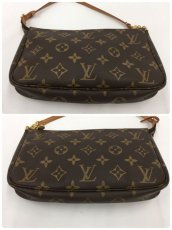 Photo9: Auth Louis Vuitton Monogram Pochette Accessoires Pouch bag 1B100040n" (9)