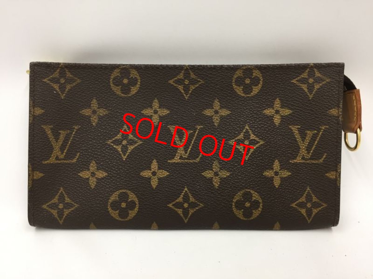 Photo1: Auth Louis Vuitton Monogram Attachment Pouch 20 for Backet GM 1B090050n" (1)