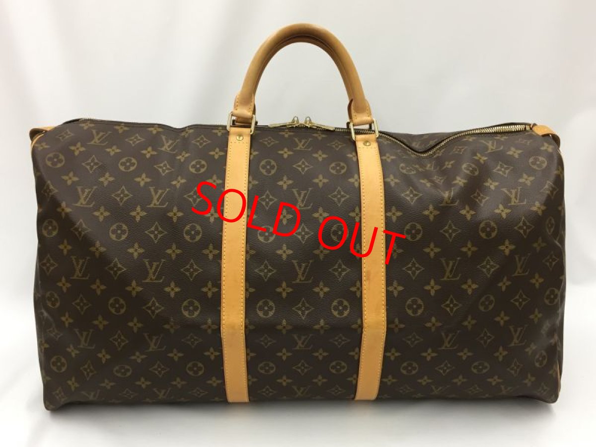 Photo1: Auth Louis Vuitton Monogram Keepall 60 Travel Hand Bag  1B100060n" (1)