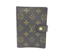 Photo1: Auth Louis Vuitton Monogram Agenda PM Day Planner Cover 1B090090n" (1)