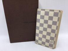 Photo1: Auth Louis Vuitton Damier Azur Agenda PM note book Cover 1B090070n" (1)