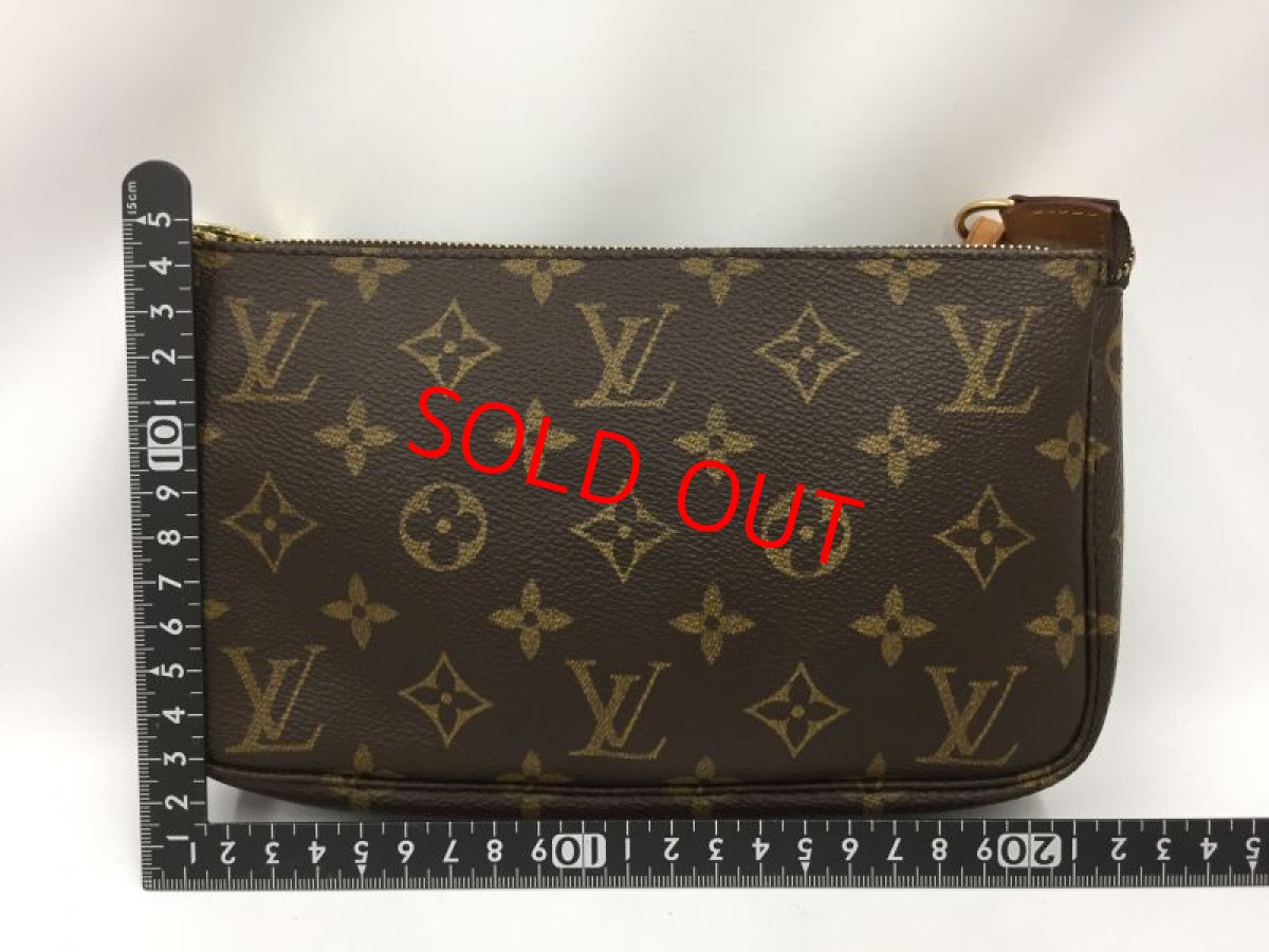Photo2: Auth Louis Vuitton Monogram Pochette Accessoires Pouch bag 1B100040n" (2)