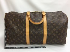 Photo2: Auth Louis Vuitton Monogram Keepall 50 Travel Hand Bag  1B090160n" (2)