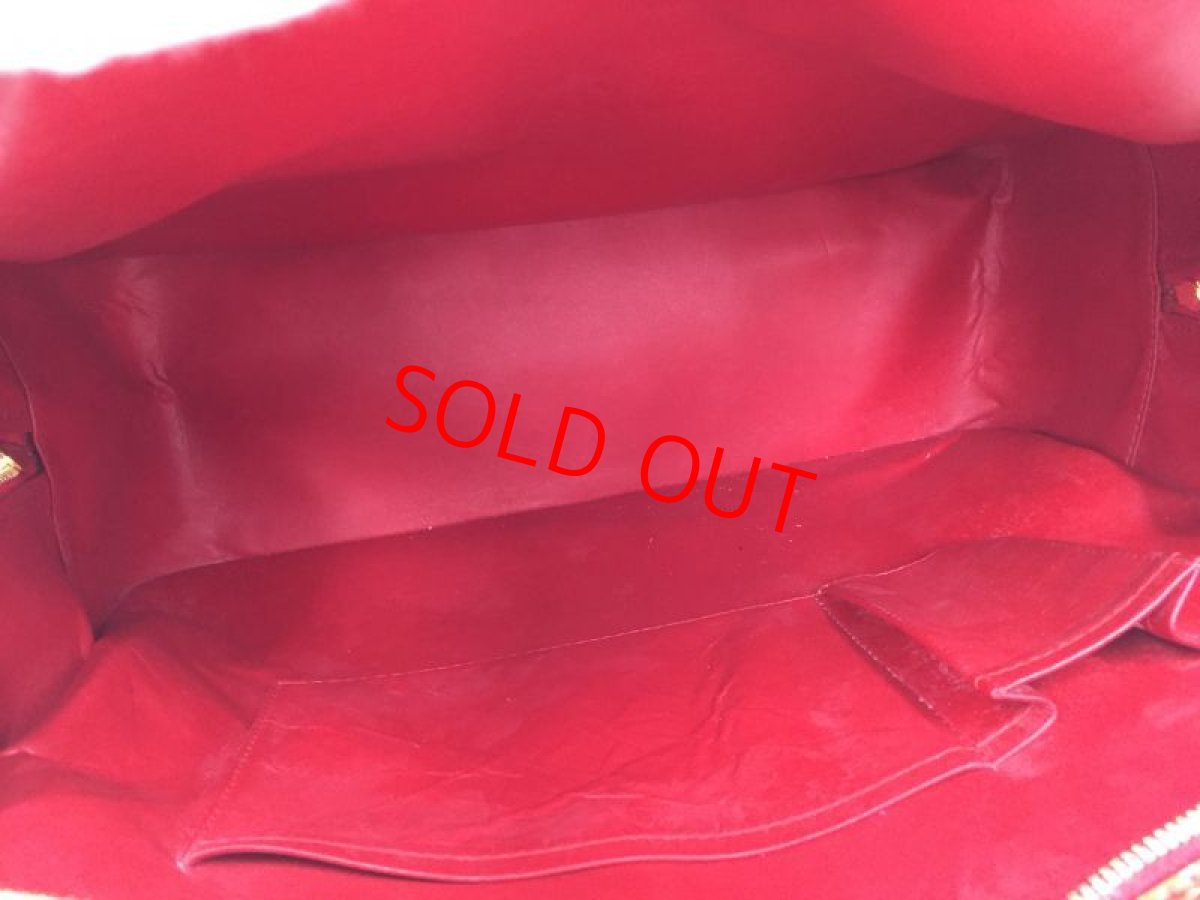 Photo6: Auth Louis Vuitton Monogram Vernis Red Sutton Shoulder Tote Bag 1B090020n" (6)