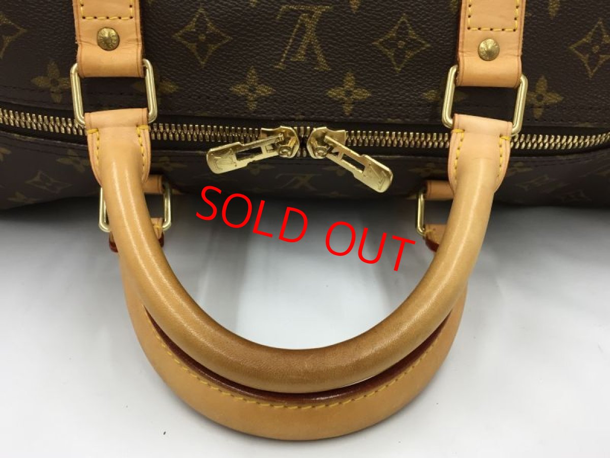 Photo4: Auth Louis Vuitton Monogram Keepall 60 Travel Hand Bag  1B100060n" (4)
