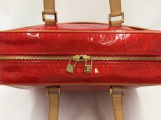 Photo5: Auth Louis Vuitton Monogram Vernis Red Sutton Shoulder Tote Bag 1B090020n" (5)