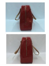 Photo8: Auth Louis Vuitton Monogram Vernis Red Sutton Shoulder Tote Bag 1B090020n" (8)