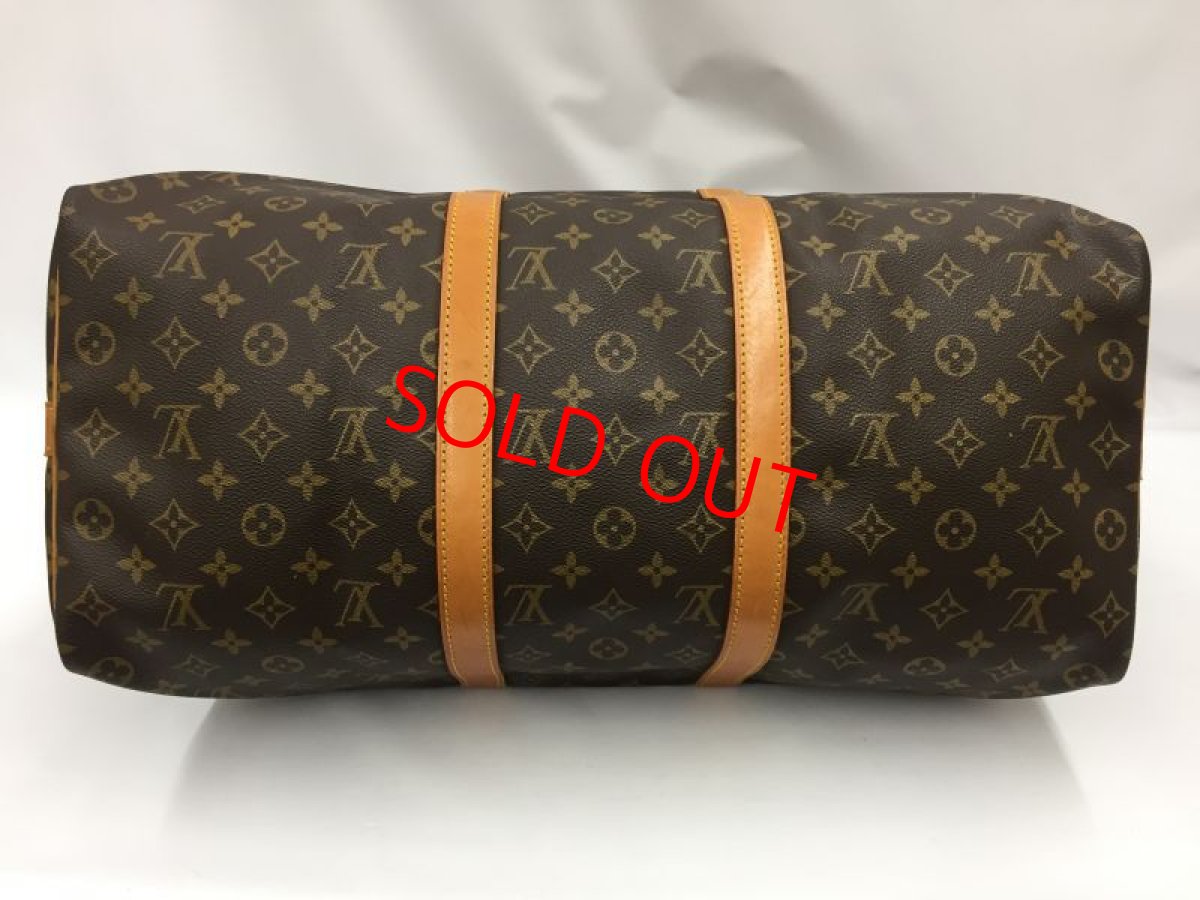 Photo3: Auth LOUIS VUITTON Monogram Keepall Bandouliere 50 Travel Bag 1B170110n" (3)