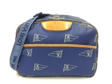 Photo1: Auth Louis Vuitton America’s Cup Sac Cowes Shoulder Bag Blue 1B240280n" (1)