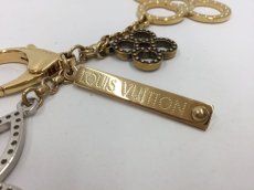 Photo5: Auth Louis Vuitton Monogram flower Gold Tone key holder & bag Charm 1B240250n" (5)