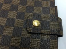 Photo3: Auth Louis Vuitton Damier Ebene Agenda GM Traveller's Logbook cover 1B170210n" (3)