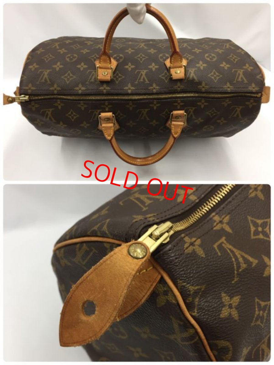 Photo10: Auth Louis Vuitton Vintage Monogram Speedy 40 Hand Bag 1B170100n" (10)