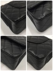 Photo9: Auth Chanel Caviar Skin Gold tone chain Shoulder bag MM 1B170200n" (9)