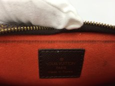 Photo5: Auth Louis Vuitton Damier Ebene Marais Cosmetic Pouch Bag 17 1B240160n" (5)