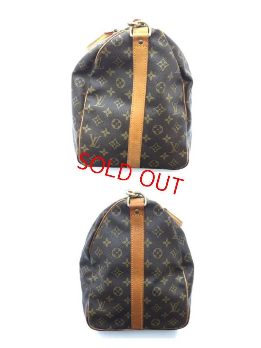 Photo11: Auth LOUIS VUITTON Monogram Keepall Bandouliere 50 Travel Bag 1B170110n" (11)