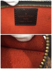 Photo9: Auth Louis Vuitton Damier Ebene Marais Cosmetic Pouch Bag 17 1B240160n" (9)