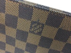 Photo6: Auth Louis Vuitton Damier Ebene Marais Cosmetic Pouch Bag 17 1B240160n" (6)
