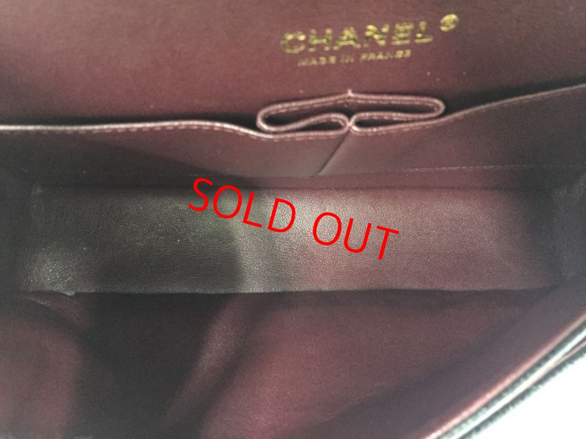 Photo5: Auth Chanel Caviar Skin Gold tone chain Shoulder bag MM 1B170200n" (5)