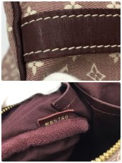 Photo11: Auth Louis Vuitton Monogram Mini Lin Purple Speedy 30 2 way Hand Bag 1C090020n" (11)