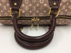 Photo4: Auth Louis Vuitton Monogram Mini Lin Purple Speedy 30 2 way Hand Bag 1C090020n" (4)