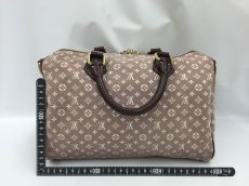 Photo2: Auth Louis Vuitton Monogram Mini Lin Purple Speedy 30 2 way Hand Bag 1C090020n" (2)