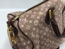 Photo8: Auth Louis Vuitton Monogram Mini Lin Purple Speedy 30 2 way Hand Bag 1C090020n" (8)