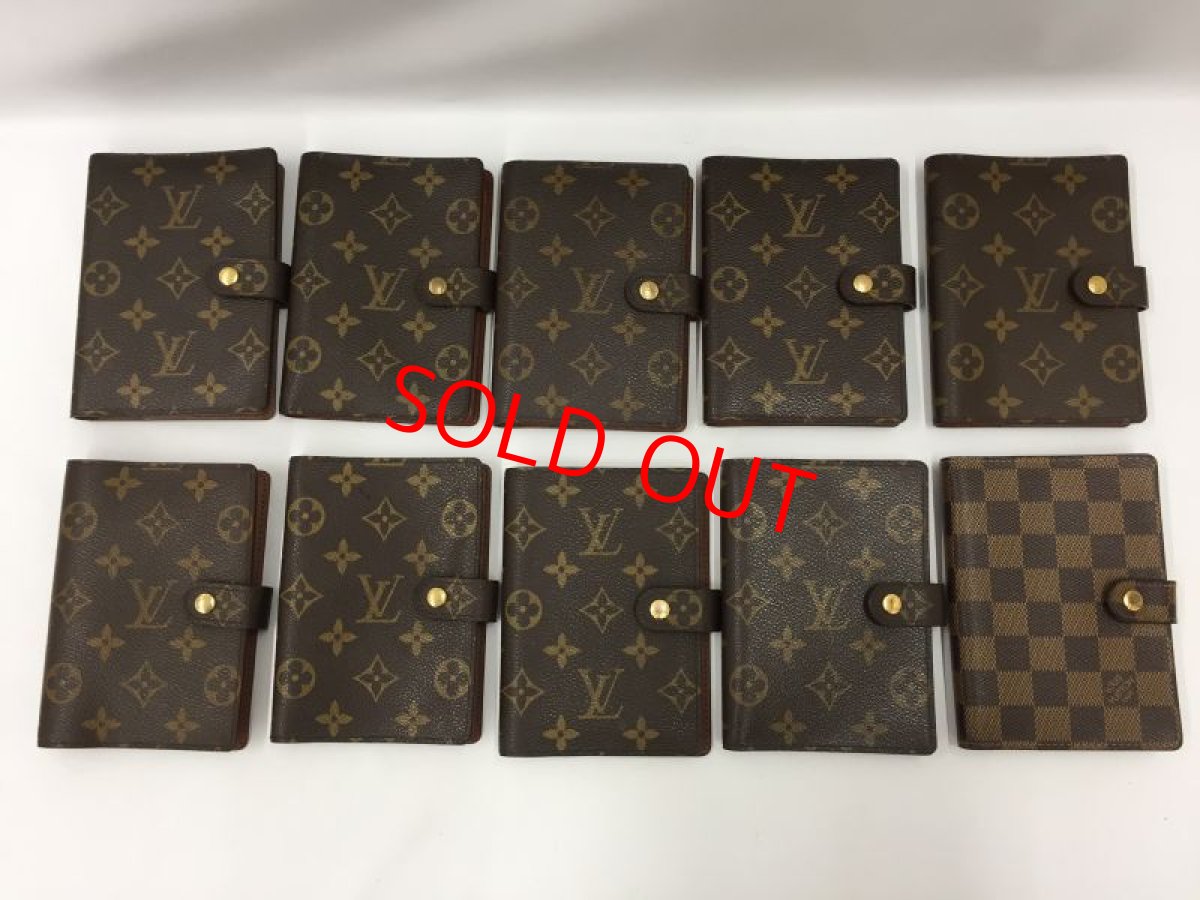 Photo11: Auth Louis Vuitton Monogram AB rank Agenda PM  9 Damier PM  1 10 set 1C090140n" (11)
