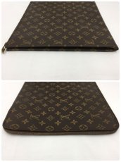 Photo9: Auth Louis Vuitton Monogram Porte Documents Briefcase Brown Clutch1C100060n" (9)
