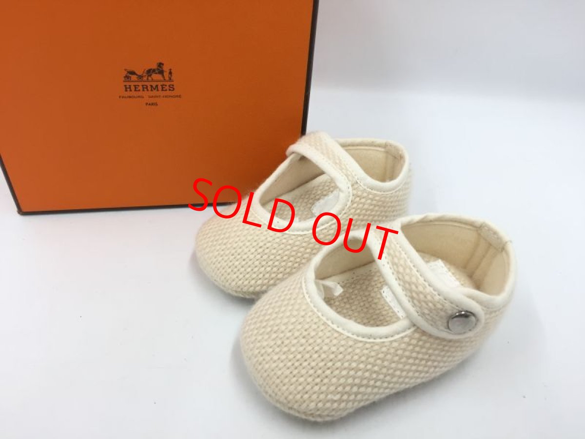 Photo1: Auth Hermes Cute Baby Shoes (4 inches 10 cm) unused with Box 1C170160n" (1)