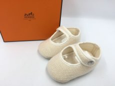 Photo1: Auth Hermes Cute Baby Shoes (4 inches 10 cm) unused with Box 1C170160n" (1)