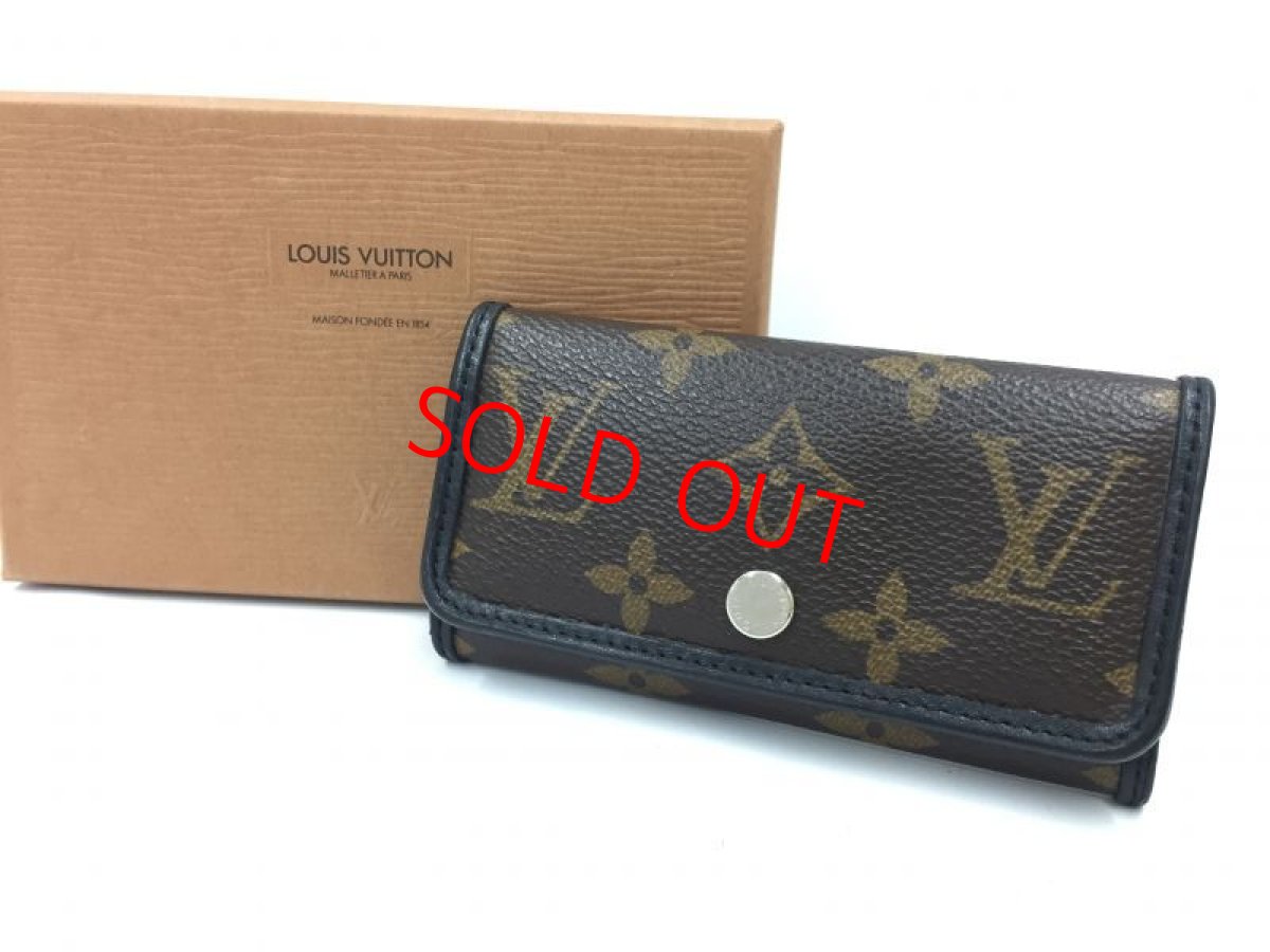 Photo1: Auth Louis Vuitton Monogram Macassar Multicles 6 Key Case 1C170060n" (1)