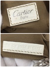 Photo9: Auth Cartier Cotton Canvas White Tote Hand bag A rank 1C230070n" (9)