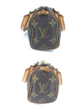 Photo8: Auth Louis Vuitton Vintage Monogram Mini Speedy hand bag with Strap 1C310080n" (8)