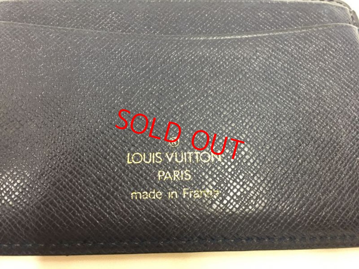 Photo5: Auth Louis Vuitton Tiga Blue LV Cup Limited Name & Credit Card Case 1C240160n" (5)