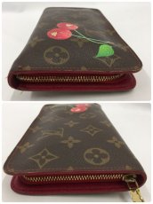 Photo9: Auth Louis Vuitton Monogram Cherry ZIPPY Long WALLET 1C240120n" (9)