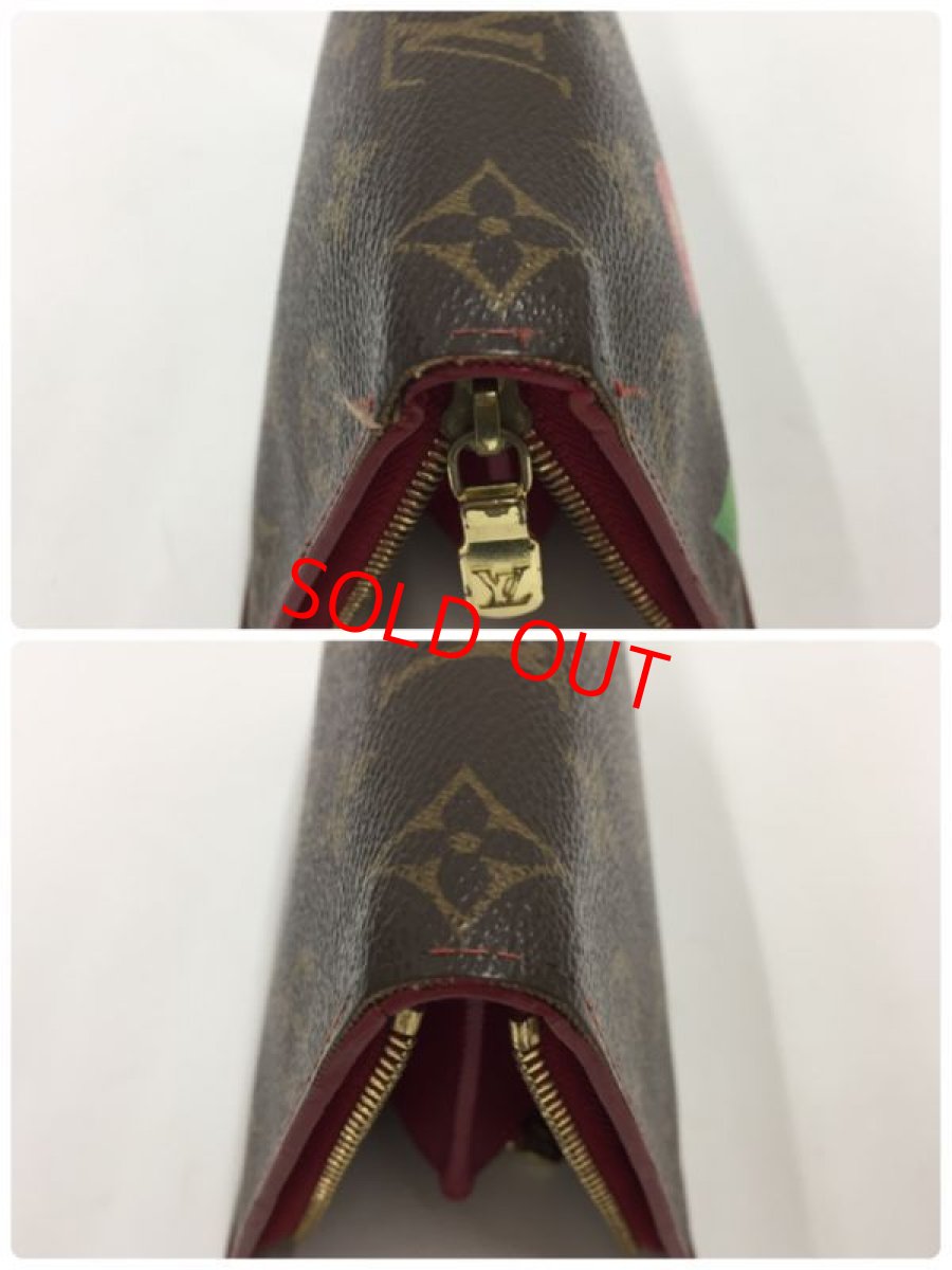 Photo10: Auth Louis Vuitton Monogram Cherry ZIPPY Long WALLET 1C240120n" (10)