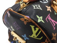 Photo6: Auth Louis Vuitton Monogram Multi color Black Speedy 30 Hand Bag 1C240060n" (6)