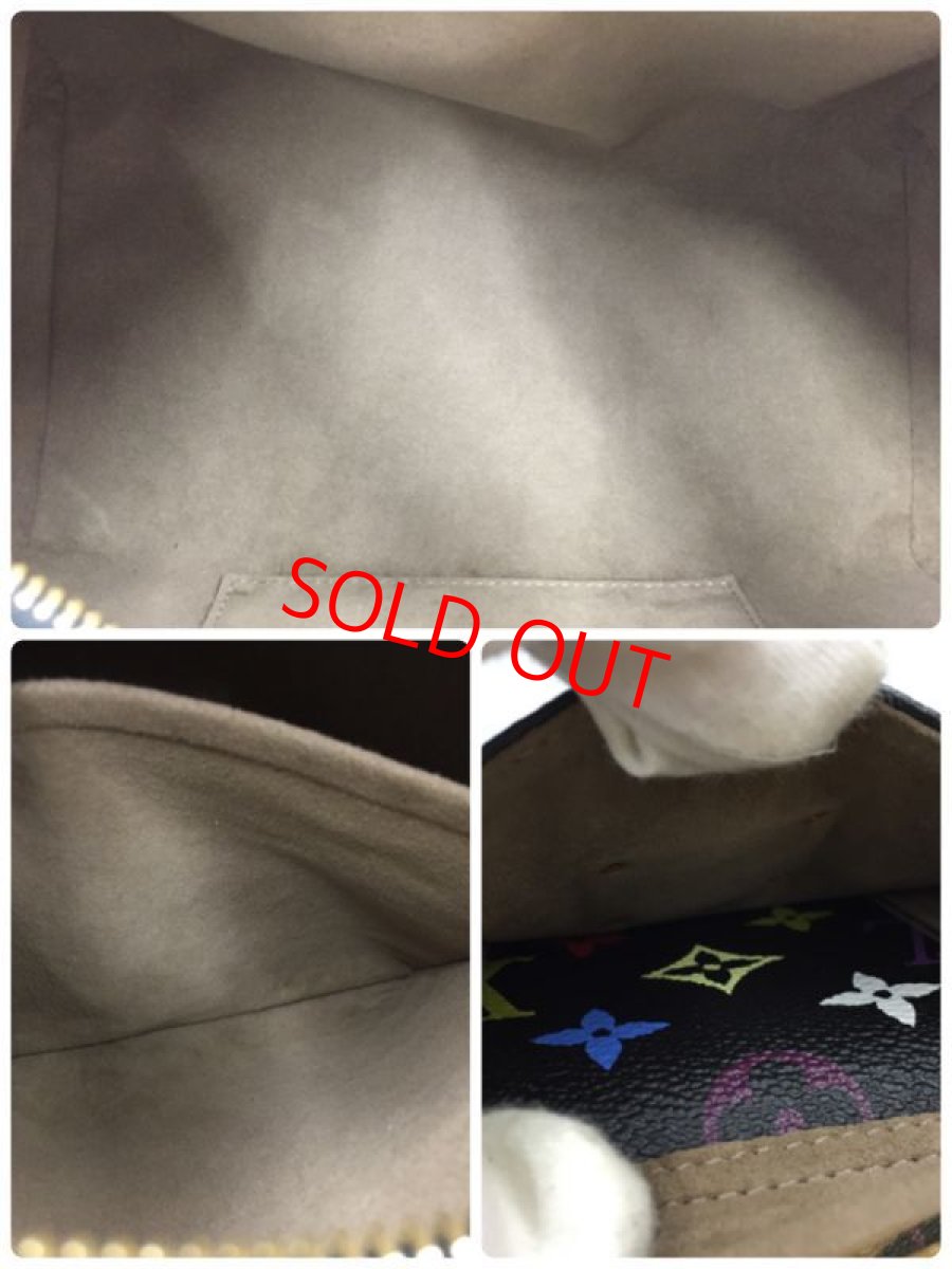 Photo11: Auth Louis Vuitton Monogram Multi color Black Speedy 30 Hand Bag 1C240060n" (11)