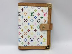 Photo1: Auth Louis Vuitton Multi-color White Agenda PM Day Planner Cover 1C240210n" (1)