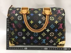 Photo2: Auth Louis Vuitton Monogram Multi color Black Speedy 30 Hand Bag 1C240060n" (2)