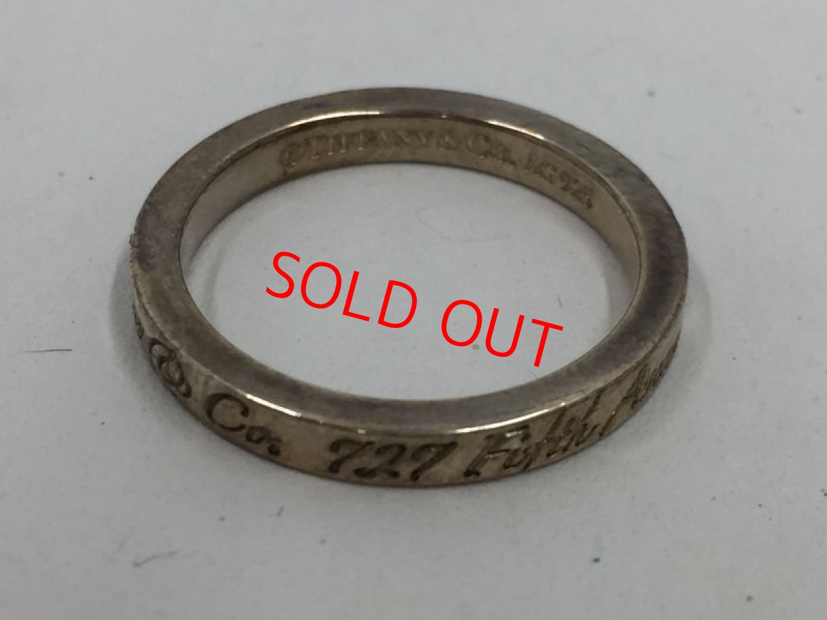 Photo5: Auth Tiffany & Co. AG 925 Silver Fashion Ring  US 7 Euro 54 Japan 14 1D070120n" (5)