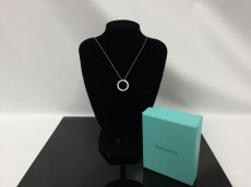 Photo1: Auth Tiffany & Co. AG 925 Silver Ring Pendant & Necklace 1D070130n" (1)