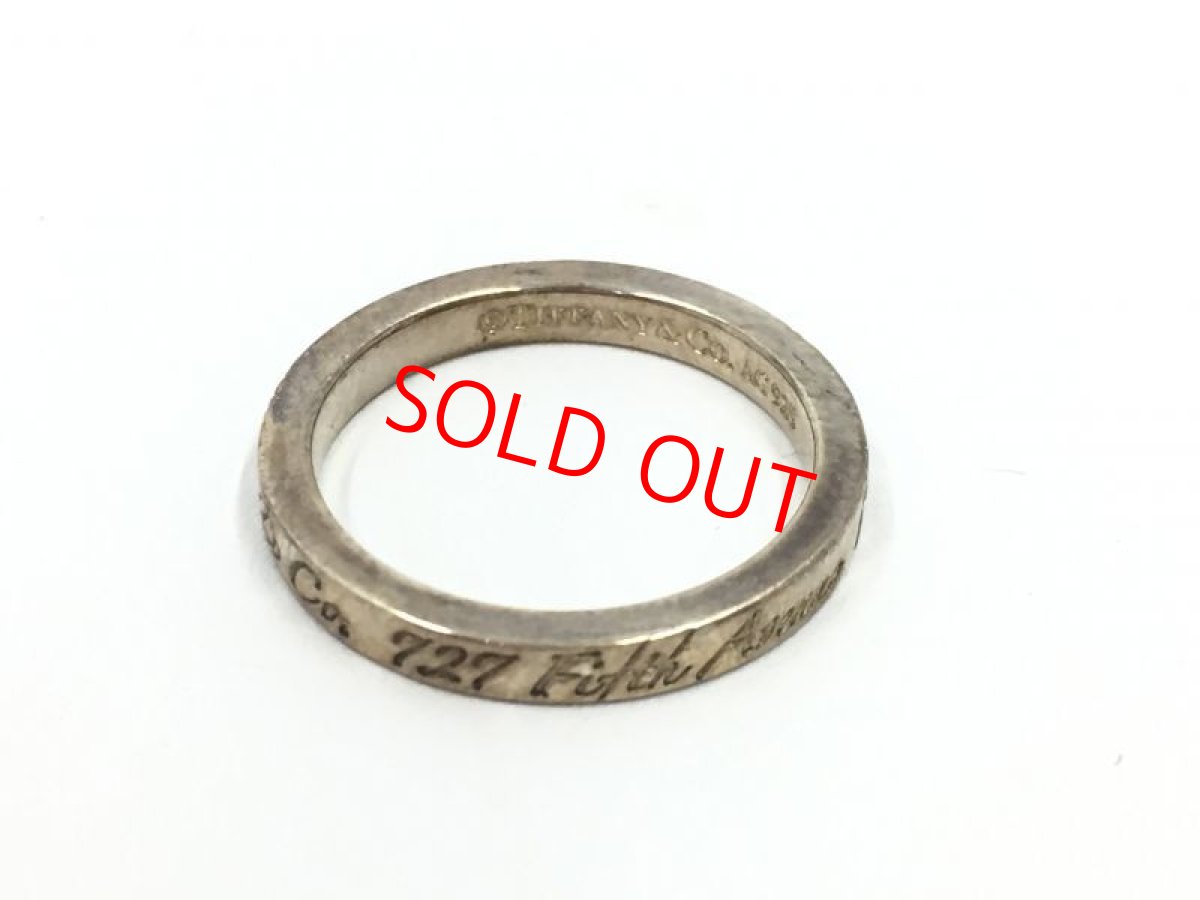 Photo3: Auth Tiffany & Co. AG 925 Silver Fashion Ring  US 7 Euro 54 Japan 14 1D070120n" (3)
